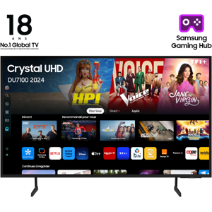 Samsung TV Crystal UHD 43 DU7100 2024, 4K, Smart TV