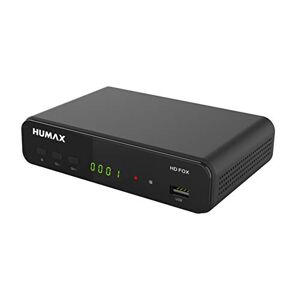 Humax Digital HD Fox Récepteur satellite numérique HD 1080p HD avec bloc d'alimentation 12 V pour camping et Astra préinstallé HDMI, péritel, DVB-S/S2 PVR Ready - Publicité
