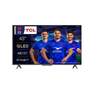 TCL TV QLED 4K 108 cm TV 4K QLED 43QLED770 Google TV - Publicité