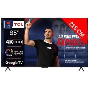 TCL TV LED 4K 215 cm TV 4K HDR 85UHD870 Google TV - Publicité