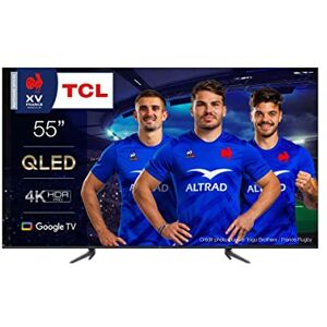 TCL TV QLED 4K 139 cm TV 4K QLED 55QLED770 Google TV - Publicité