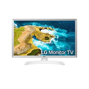 LG 28TQ515S-WZ Moniteur TV HD 28'' Grand Angle de Vision LED Profondeur de Couleur Smart TV WebOS22, Assistants vocaux (ThinQ, Google et Alexa), Compatible Cloud Gaming : Stadia, Blanc - Publicité