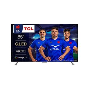 TCL TV QLED 4K 215 cm TV 4K QLED 85QLED770 Google TV - Publicité