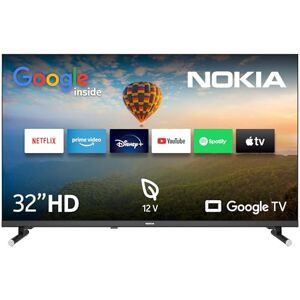 Nokia 32 Pouces (80 cm) Google TV HD 12V (WLAN, Triple Tuner DVB-C/S2/T2, Google Assistant, YouTube, Netflix, DAZN, Prime Video, Disney+) – HN32GE320C 2023 - Publicité