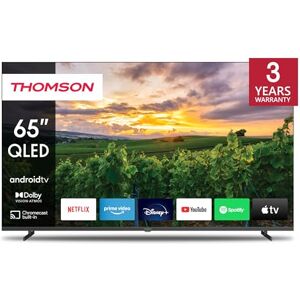 Thomson TV QLED  65QA2S13 65'' (164 cm) 4K UHD 3840x2160 HDR Smart TV Android 4xHDMI - Publicité