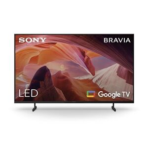 Sony TV Bravia KD-43X80L : TV 4K Ultra HD LED   HDR   Google TV   Pack ECO   BRAVIA Core Modèle 2023   108 cm   43 Pouces - Publicité