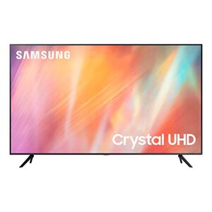 Samsung Téléviseur UE55AU7190UXZT, série de téléviseurs intelligents 55" AU7100, modèle AU7190, Crystal UHD 4K, Compatible avec Alexa, Gris, 2021, DVB-T2 [Excl. Amazon] - Publicité