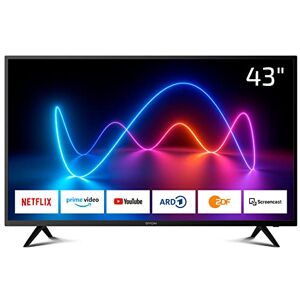 Dyon Smart 43 XT Téléviseur Full HD, smart, 108 cm (43 "), avec Triple Tuner HD (DVB-C/-S2/-T2), Prime Video, Netflix e HbbTV), année de modèle 2020 - Publicité