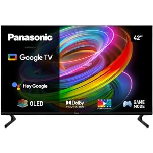 Panasonic TX-42MZ700E, 42 Pouces 4K Smart 2023 TV Ultra HD OLED, High Dynamic Range (HDR), Dolby Atmos et Dolby Vision, Android TV, Google Assistant, Chromecast, Socle 2 Pieds, Télécommande, Noir - Publicité