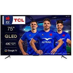 TCL TV QLED 4K 189 cm TV 4K QLED 75QLED770 Google TV - Publicité