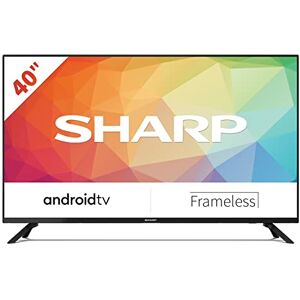 Sharp 40FG6EA Android TV (11) de 40" (Full HD, 2X HDMI, 2X USB, Bluetooth), Google Assistant, Chromecast, Dolby Audio, Active Motion 400, Couleur Noir, 40 Pouces - Publicité