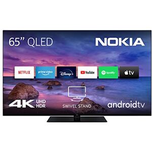 Nokia 65 Pouces (164 cm) QLED 4K UHD Téléviseur Smart Android TV (WLAN, HDR, Triple Tuner DVB-C/S2/T2, Netflix, Youtube, Prime Video, Disney+) QN65GV315ISW 2023 - Publicité