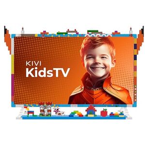 KIVI KidsTV 32'' Smart TV Android FHD; avec Voice Assistant, Super Contrast Control et Panneau UV2A; Netflix, HBO, Youtube Kids - Publicité