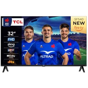 TCL 32SF540 Téléviseur Intelligent 32 Pouces FHD HDR & HLG-Dolby Audio-DTS Virtual X/DTS-HD-Metal Bezel-Less-Dual-Band WiFi 5-avec système Fire OS 7 - Publicité