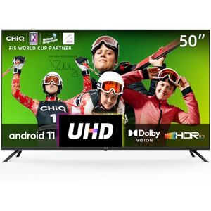 CHIQ U50H7A, 50", Android Smart TV, UHD, 4K, WiFi, Bluetooth,Google Assistant, Netflix, Prime Video,3 HDMI,2 USB - Publicité