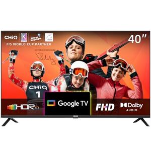 CHIQ L40H7G 40 Pouces Smart TV, Full HD 1080P Slim Design Google TV, Google Assistant, Chromecast intégré HDR10&HLG, Dolby Audio Mode Vidéo Triple Tuner 2023 - Publicité
