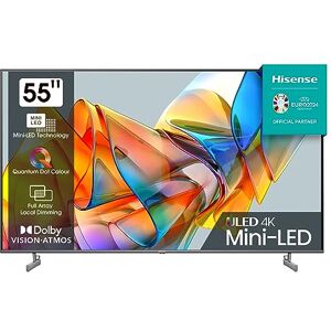 Hisense 55U6K Téléviseur ULED Mini LED 55 Pouces UHD 4K Smart TV - Publicité