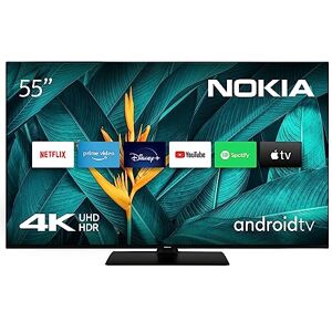 Nokia 55 Pouces (139 cm) 4K UHD LED Téléviseur Smart Android TV (DVB-C/S2/T2, Netflix, Prime Video, Disney+) UN55GV310I -2023 - Publicité