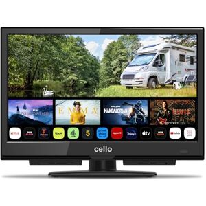 Cello C1624WS-12V 16" Smart Camping Voyage TV WEBOS by LG Full HD LED TV Triple Tuner DVB-T/T2-C-S/S2 HDMI USB Bluetooth 12V Adaptateur Voiture Pitch Perfect Sound pour Une expérience sonore Unique - Publicité