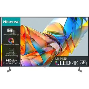 HISENSE 55U62K Téléviseur ULED Mini LED 55 Pouces UHD 4K Smart TV - Publicité