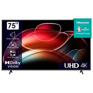 HISENSE Téléviseur 189 cm UHD 4K LED HISENSE 75A6K