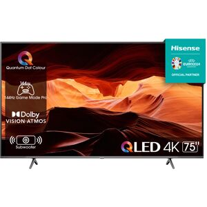 Hisense 75E7KQ PRO TV 190,5 cm (75") 4K Ultra HD Smart TV Wifi Gris 350 cd/m² - Publicité