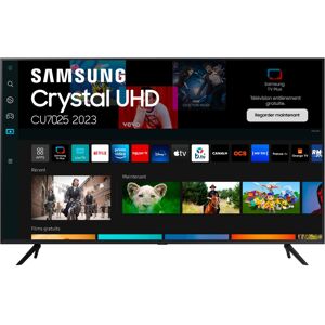 Samsung TV Crystal 4K UHD 43CU7025 Smart TV 2023 - Publicité