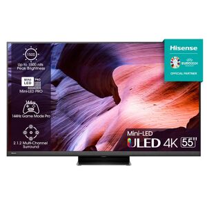 HISENSE TV Mini LED 4K 139 cm 55U8KQ Rouge