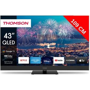 Thomson TV QLED 4K 109 cm 43QG6C14 QLED Google TV avec barre de son - Publicité