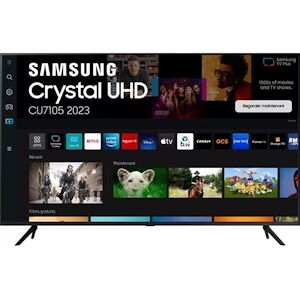 Samsung Téléviseur UHD 4K TU43CU7105KXXC - Publicité