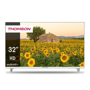 TV LED Thomson 32HA2S13W 80 cm HD Android TV Blanc Blanc - Publicité