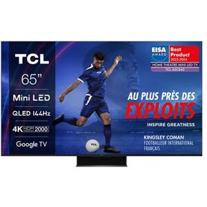 TV QLED Mini LED Tcl 65C845 165 cm 4K UHD Smart TV Aluminium brossé Aluminium brossé - Publicité