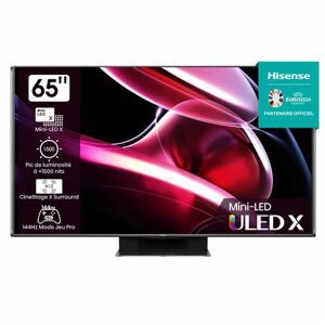 TV QLED Hisense 65UXKQ 165 cm 4K UHD Smart TV Noir Noir - Publicité