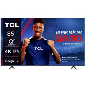 TV QLED Tcl 85C69B 215 cm 4K UHD 2024 Aluminium brossé Aluminium brossé - Publicité