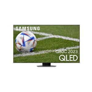 TV Samsung QLED TQ55Q80C 140 cm 4K UHD Smart TV Argent carbone Argent carbone - Publicité
