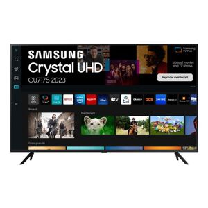 TV Samsung Crystal 75CU7175U 190 cm 4K UHD Smart TV Noir Noir - Publicité