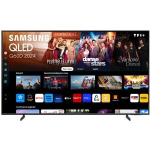 TV QLED Samsung TQ75Q60D 190 cm 4K UHD Smart TV 2024 Noir Noir - Publicité