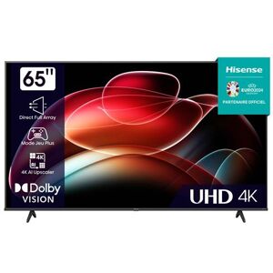 TV LED Hisense 65A6K 164 cm 4K UHD Smart TV Noir Noir - Publicité