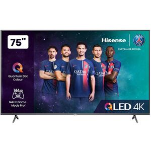 TV QLED UHD 4K 75" HISENSE 75E7KQ PRO Smart TV - Publicité