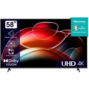 TV UHD 4K 58" HISENSE 58A6K - Publicité