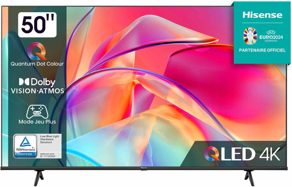 TV 50" QLED 4K Hisense 50E7KQ