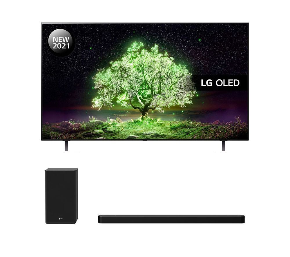 LG OLED65A16LA 65" Smart 4K Ultra HD HDR OLED TV &amp; SP8YA 3.1.2 Wireless Sound Bar Bundle
