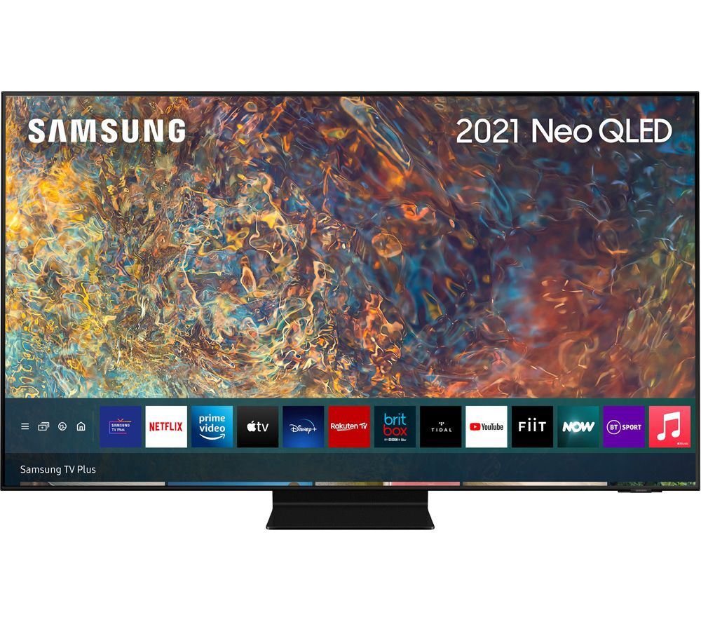 SAMSUNG QE55QN90AATXXU 55" Smart 4K Ultra HD HDR Neo QLED TV with Bixby, Alexa &amp; Google Assistant