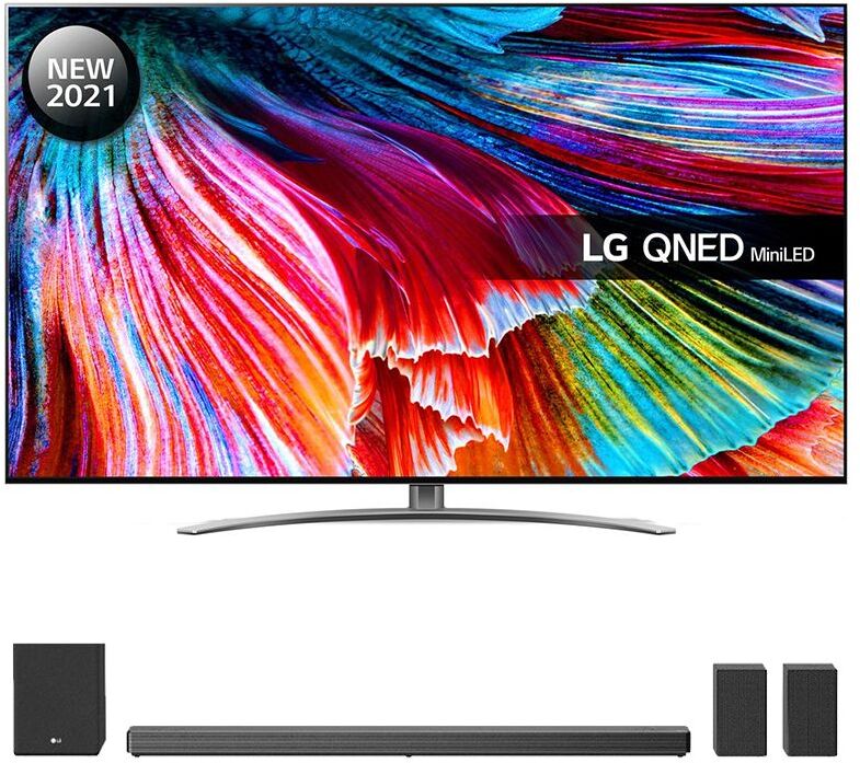 LG 86QNED996PB 86" Smart 8K Ultra HD TV &amp; Wireless Sound Bar Bundle