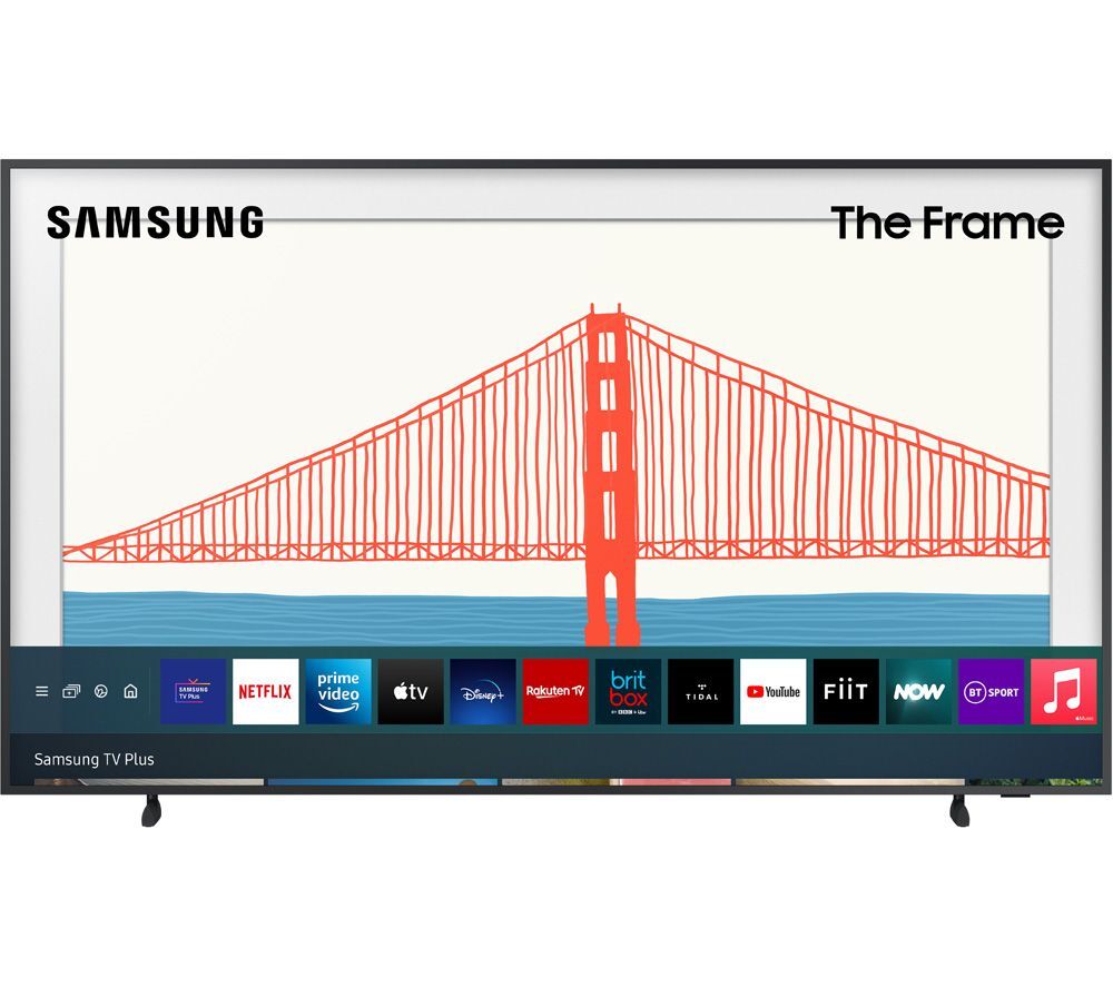 SAMSUNG The Frame QE75LS03AAUXXU 75" Smart 4K Ultra HD HDR QLED TV with Bixby, Alexa &amp; Google Assistant