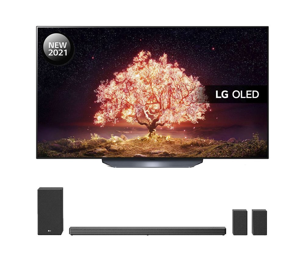 LG OLED77B16LA 77" Smart 4K Ultra HD HDR OLED TV &amp; Wireless Sound Bar Bundle