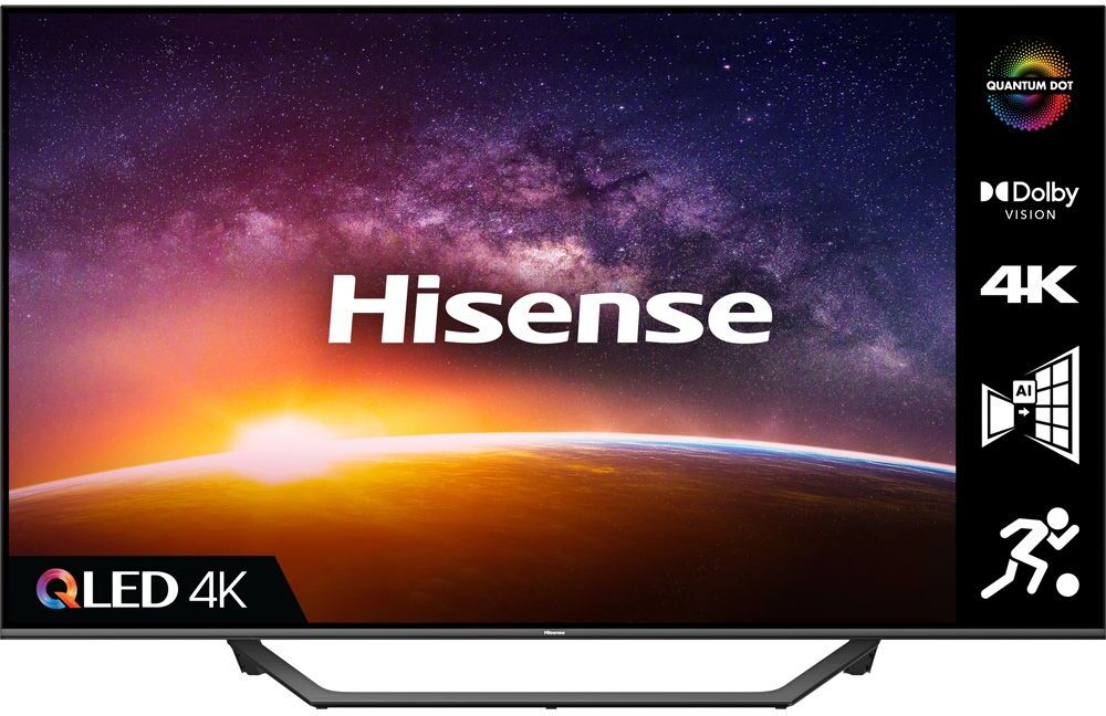 HISENSE 50A7GQTUK 50" Smart 4K Ultra HD HDR QLED TV with Alexa &amp; Google Assistant