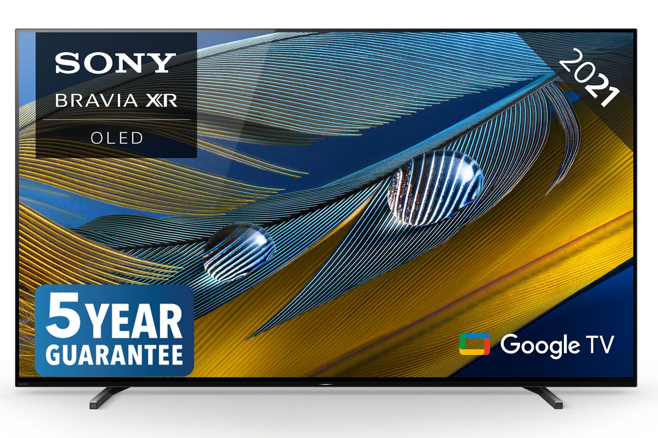 Sony XR65A80JU 65` OLED 4K Ultra HD HDR Smart Google TV - Black