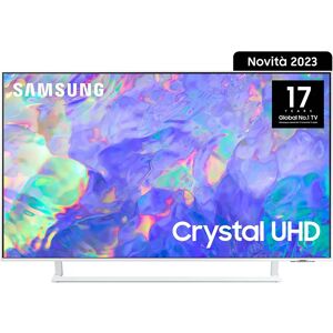 Samsung Series 8 TV UE43CU8580UXZT Crystal UHD 4K, Smart TV 43 Dynamic Crystal color, OTS Lite, White 2023