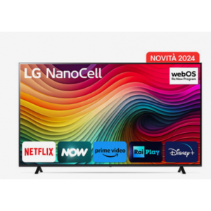 Tv Lg Led Nanocell 75nano82t6 Serie Nano82 Tv 4k, 3 Hdmi, Smart Tv 2024 - Grado A Top - Garanzia 2 Anni Italia